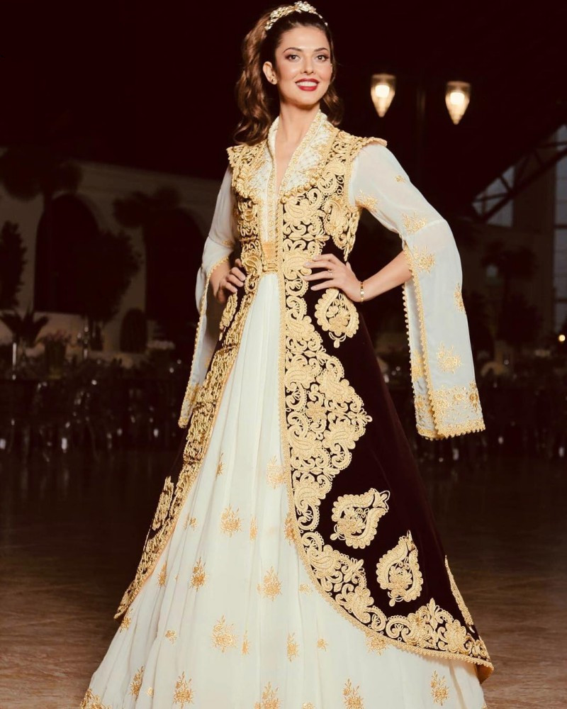 Traditional Albanian Caftan Kosovo Dresses Prom with burgundy jacket 2023 Robe De Soiree De Mariage gold lace Evening Dress Party Gowns