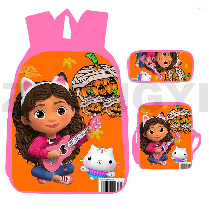 Backpack Gabby's Dollhouse 3D 3 Pcs/Set Halloween Schoolbag For Girls Canvas Birthday Party Shoulder Bag Travel Laptop Back Pack, Gabby46
Backpack Gabby's Dollhouse 3D 3 Pcs/Set Halloween Schoolbag For Girls Canvas Birthday Party Shoulder Bag Travel Laptop Back Pack, Gabby46