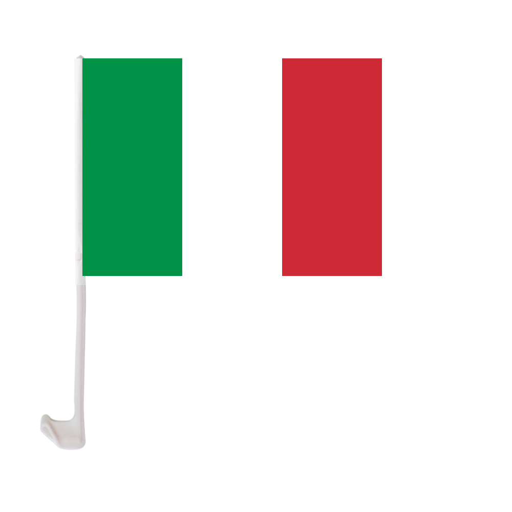 Italy Car Flag 30x45cm Window Clip Italian Flags Polyester UV Protection Car Decoration Banner with Flagpole
Italy Car Flag 30x45cm Window Clip Italian Flags Polyester UV Protection Car Decoration Banner with Flagpole