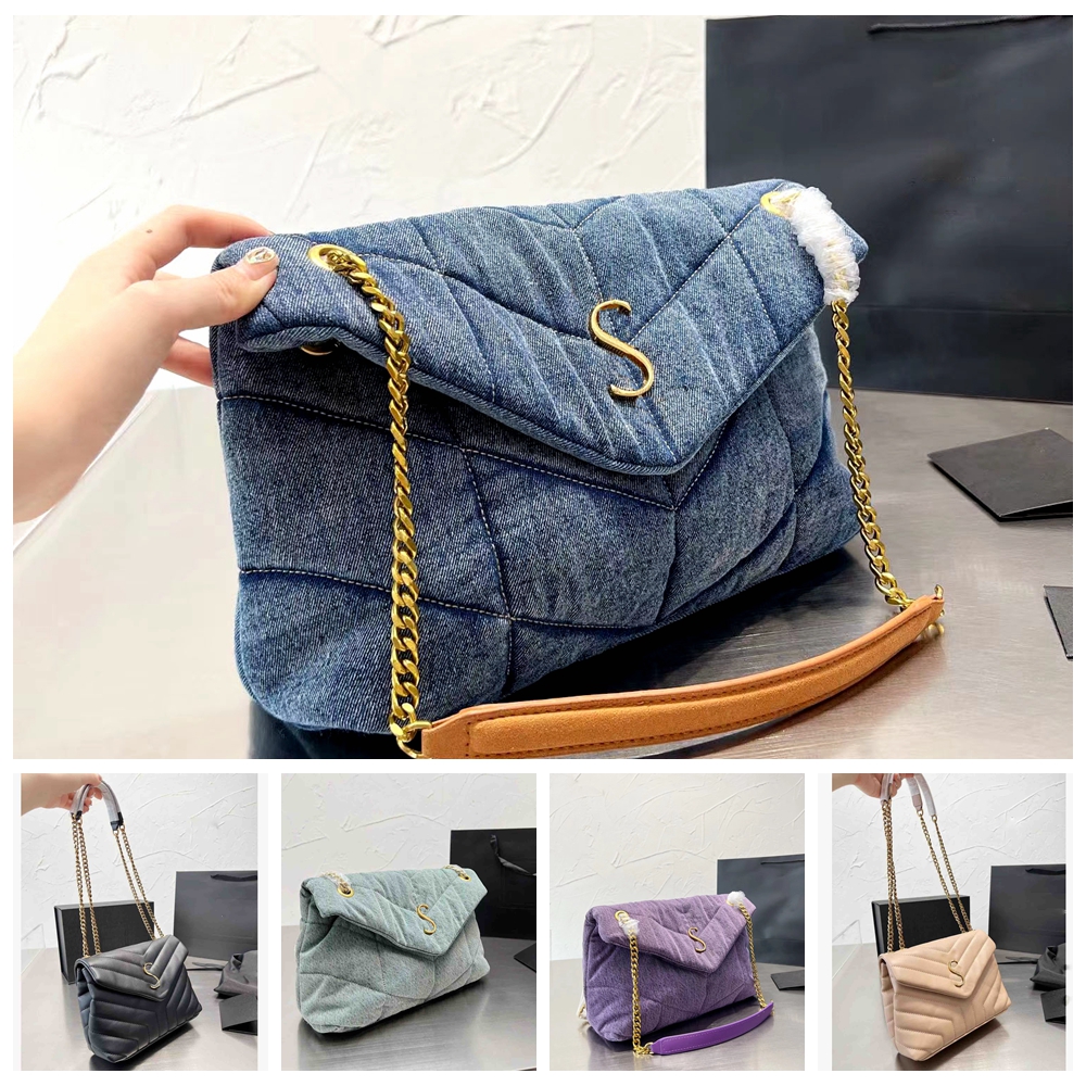 Designer Shoulder Bag fashion Puffer Crossbody Totes Backpack LOULOU small Purse leather handbag Metal ChainClamshell Messenger Bags, Multicolor
Designer Shoulder Bag fashion Puffer Crossbody Totes Backpack LOULOU small Purse leather handbag Metal ChainClamshell Messenger Bags, Multicolor