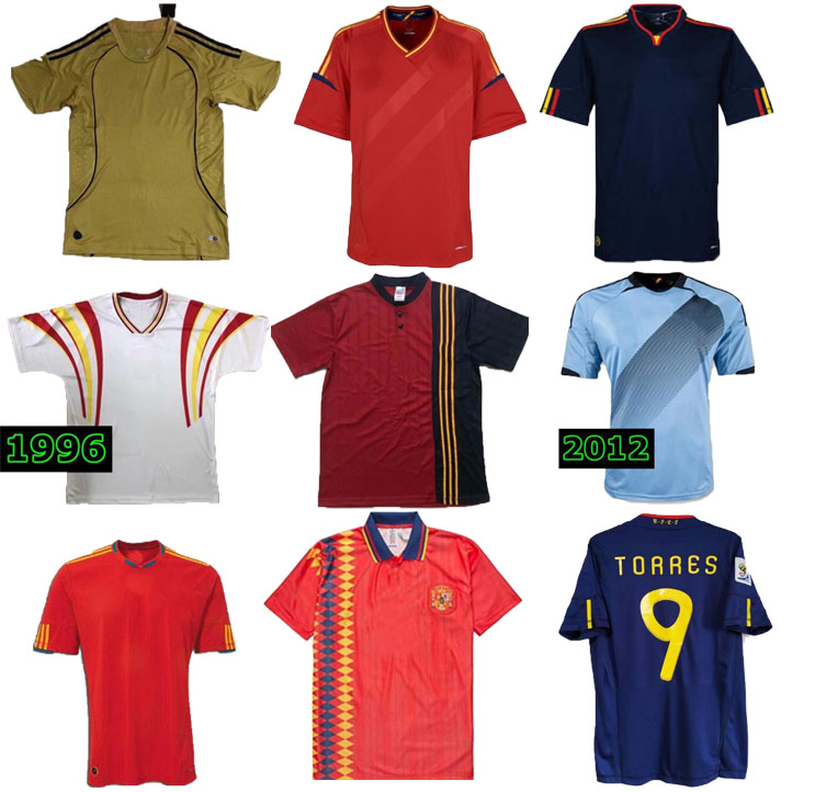 Soccer Jerseys retro 2008 2012 1996 1994 final 2010 Spain RAUL A.INIESTA PIQUE XAVI VILLA TORRES David camiseta Football shirt 2002 final world cup, Red
Soccer Jerseys retro 2008 2012 1996 1994 final 2010 Spain RAUL A.INIESTA PIQUE XAVI VILLA TORRES David camiseta Football shirt 2002 final world cup, Red