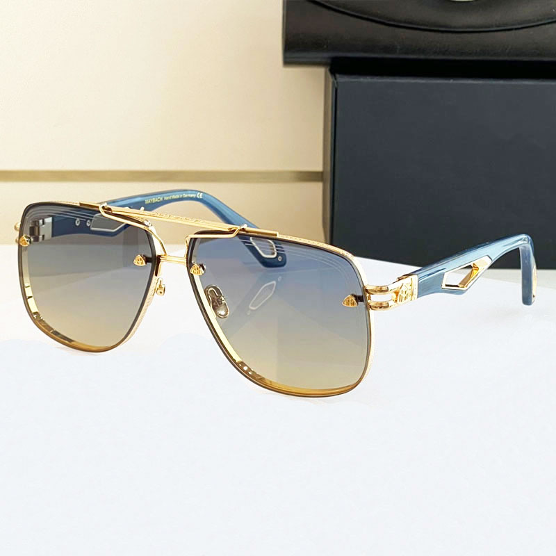 Top man fashion design sunglasses THE KING II square lens K gold frame high-end generous style outdoor uv400 protective eyeglasses
Top man fashion design sunglasses THE KING II square lens K gold frame high-end generous style outdoor uv400 protective eyeglasses