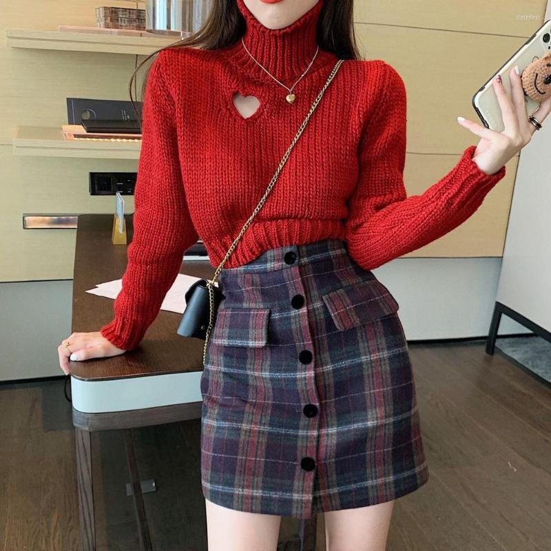 Women' Sweaters Turtleneck Sweater Women' High Waist Short Christmas Solid Color Loose Outer Wear Lazy Long-sleeved Tops Knitwear, Black sweater
Women' Sweaters Turtleneck Sweater Women' High Waist Short Christmas Solid Color Loose Outer Wear Lazy Long-sleeved Tops Knitwear, Black sweater