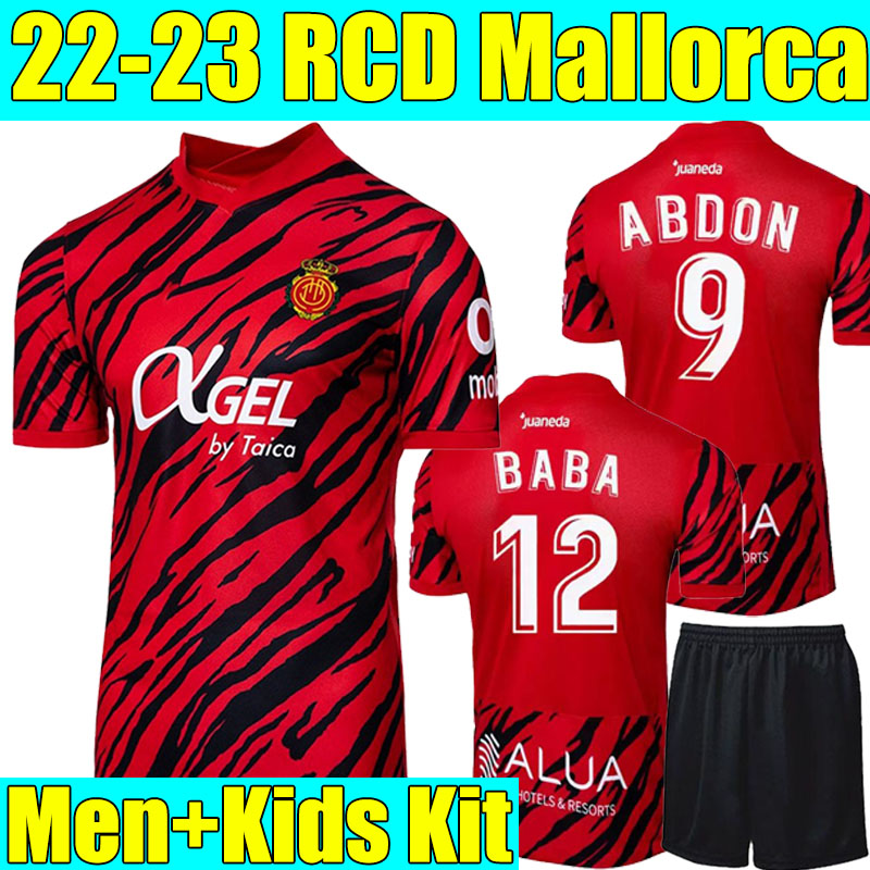 22/23 RCD Mallorca soccer jerseys 2022 2023 camiseta de futbol ABDON B.OLIVAN BABA TAKE ANGEL F.NINO Valjent Kang In Lee Hoppe men kids kit football shirt, Malueka 22-23 home kids
22/23 RCD Mallorca soccer jerseys 2022 2023 camiseta de futbol ABDON B.OLIVAN BABA TAKE ANGEL F.NINO Valjent Kang In Lee Hoppe men kids kit football shirt, Malueka 22-23 home kids
