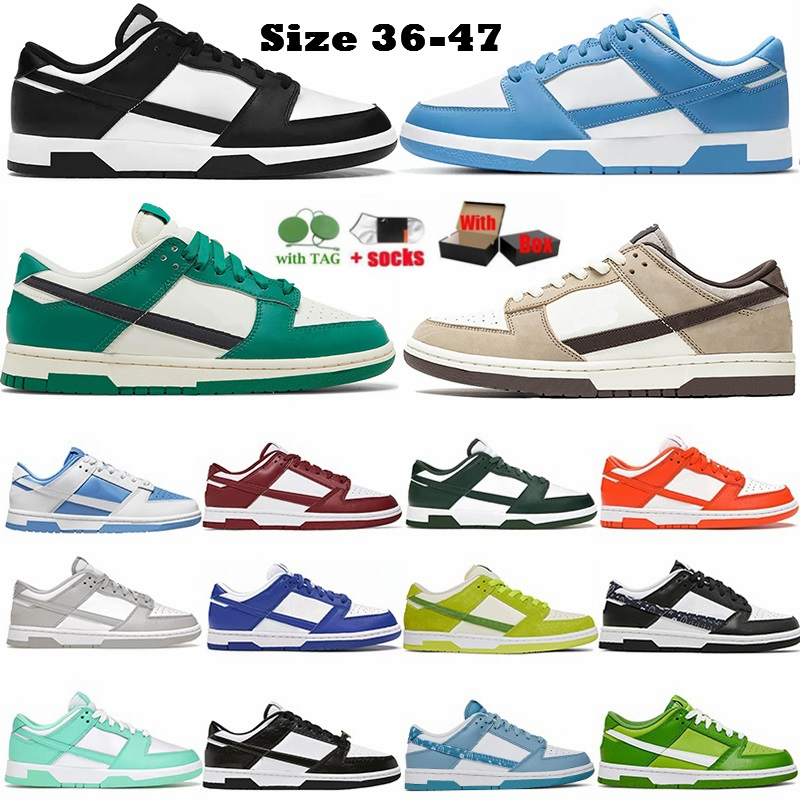With Box Casual Shoes Low Malachite Black White Panda UNC Grey Fog Syracuse Paisley Otomos Rose Designer Plate-forme Mens Womens Sneakers us, 32
With Box Casual Shoes Low Malachite Black White Panda UNC Grey Fog Syracuse Paisley Otomos Rose Designer Plate-forme Mens Womens Sneakers us, 32
