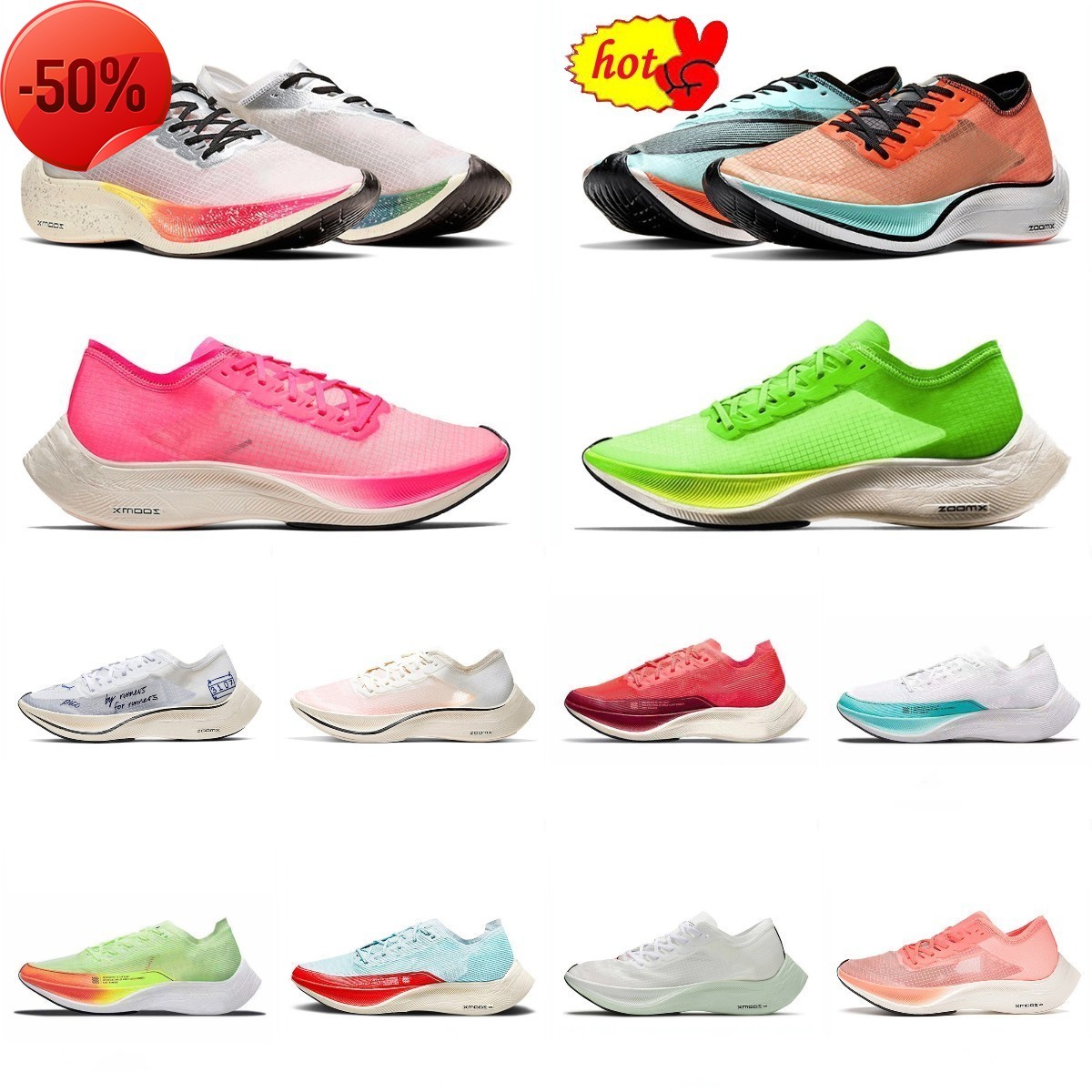 2022 New Zoomx Mens Running Shoes Grey Blue Black White Rose Pink Volt Orange Hyper Turquoise Men Women Sports Sneakers Trainers Eur 36-45, Z0005
2022 New Zoomx Mens Running Shoes Grey Blue Black White Rose Pink Volt Orange Hyper Turquoise Men Women Sports Sneakers Trainers Eur 36-45, Z0005