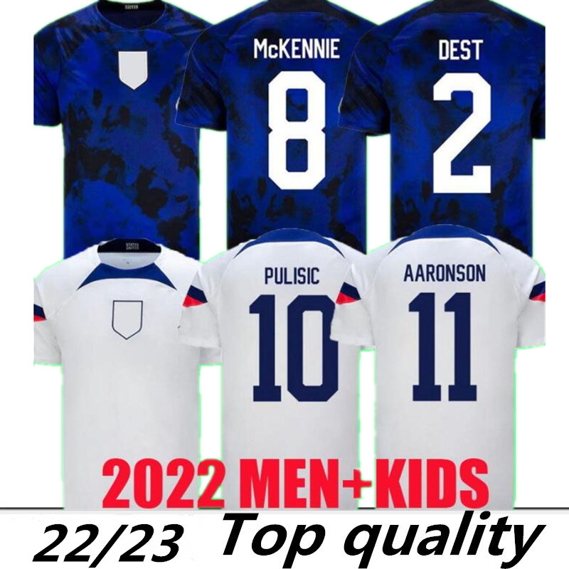 2022 World Cup United States soccer jerseys away 2023 usas home Pulisic Dest McKennie Reyna Adams Weah Musah Lletget America football shirts THAILAND MAILLOTS DE
2022 World Cup United States soccer jerseys away 2023 usas home Pulisic Dest McKennie Reyna Adams Weah Musah Lletget America football shirts THAILAND MAILLOTS DE