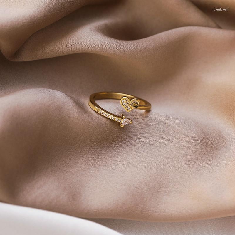Cluster Rings 2022 Korean Exquisite Simple Love Opening Ring Fashion Temperament Versatile Elegant Ladies Jewelry
Cluster Rings 2022 Korean Exquisite Simple Love Opening Ring Fashion Temperament Versatile Elegant Ladies Jewelry