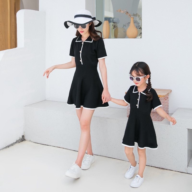 Family Matching Outfits Family Matching Outfits Summer Fashion T-shirt Outfits Mother And Daughter Dresses Father Son T-shirt Baby Boy Girl Clothes 22