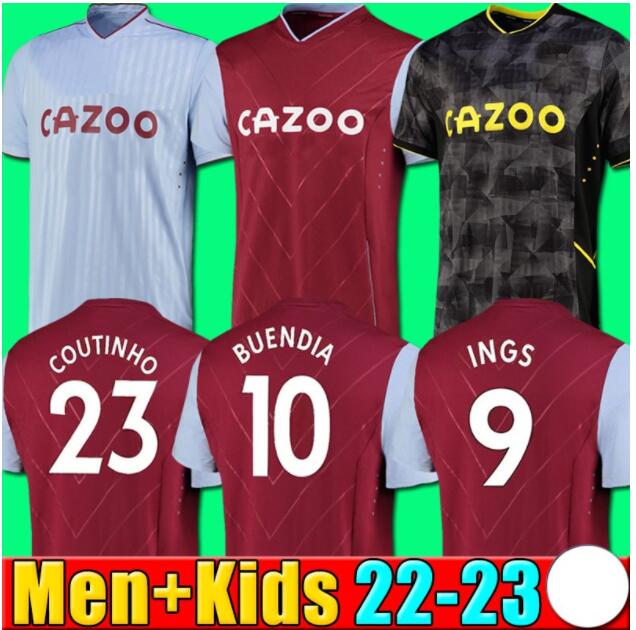 2022 Aston Buendia soccer jerseys Villa COUTINHO El Ghazi Traore GREALISH WESLEY McGINN WATKINS SANSON 21 22 Men kid kit socks full set, 22/23 home kids
2022 Aston Buendia soccer jerseys Villa COUTINHO El Ghazi Traore GREALISH WESLEY McGINN WATKINS SANSON 21 22 Men kid kit socks full set, 22/23 home kids
