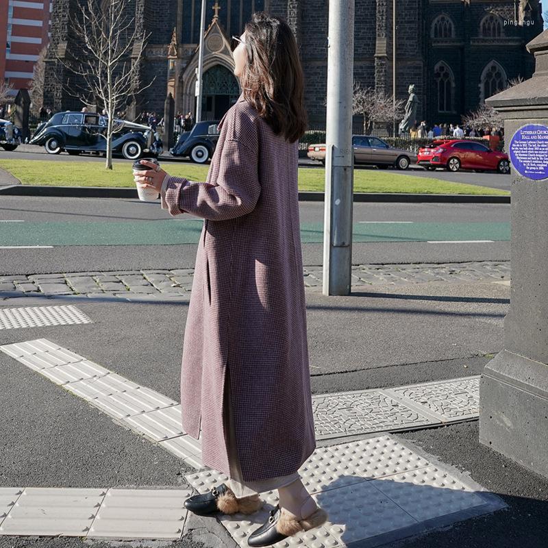 Women' Wool Women' & Blends Woolen Coat Mid-Length Korean Version 2022 Autumn And Winter Loose Hepburn Style For Students, Fuchsia
Women' Wool Women' & Blends Woolen Coat Mid-Length Korean Version 2022 Autumn And Winter Loose Hepburn Style For Students, Fuchsia