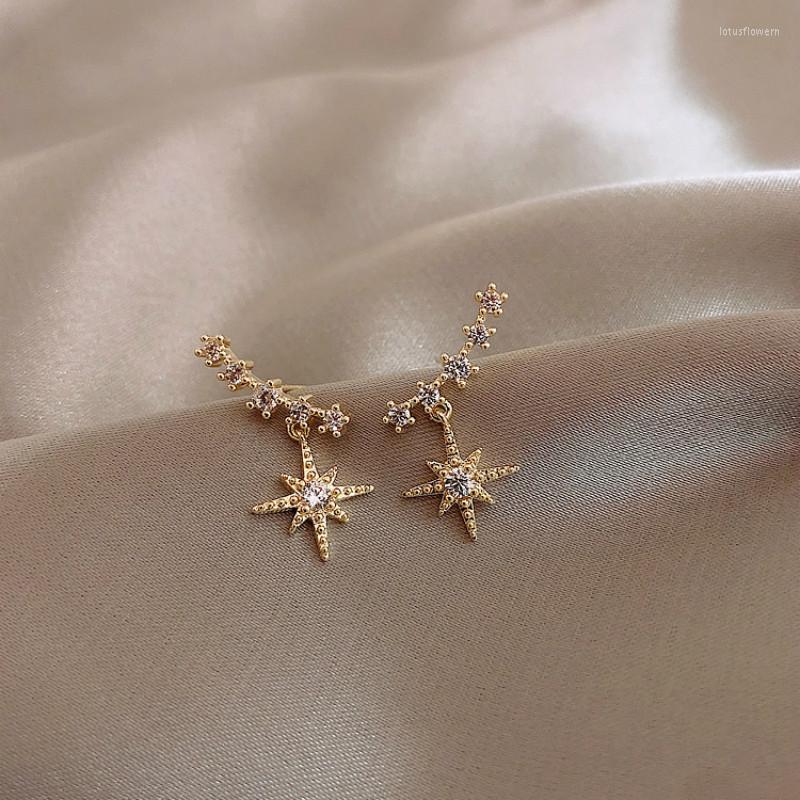 Stud Earrings 2022 French Style Exquisite Fashion Star Simple Versatile Female Jewelry