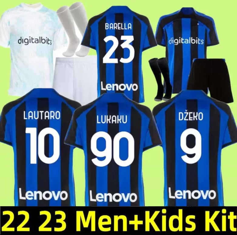 22 23 LUKAKU Inter soccer jerseys DZEKO LAUTARO 2022 2023 BROZOVIC CALHANOGLU ALEXIS J.CORREA BARELLA Milan football shirt uniforms mens Jersey kids kit, Away serie a
22 23 LUKAKU Inter soccer jerseys DZEKO LAUTARO 2022 2023 BROZOVIC CALHANOGLU ALEXIS J.CORREA BARELLA Milan football shirt uniforms mens Jersey kids kit, Away serie a