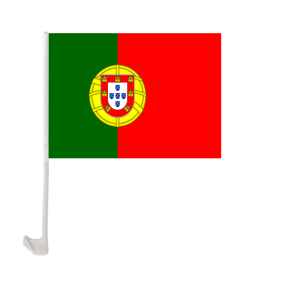 30x45cm Portugal Car Flag Polyester UV Protection Window Clip Car Decoration Banner with Flagpole
30x45cm Portugal Car Flag Polyester UV Protection Window Clip Car Decoration Banner with Flagpole