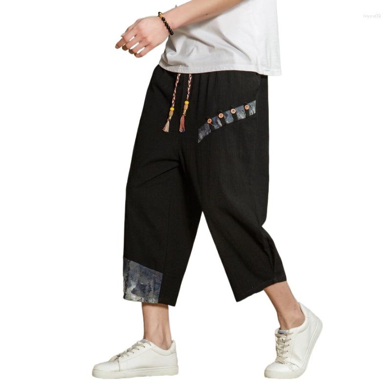 Men's Pants Men's Fashion 2022 Summer Male Cotton Harem Baggy Casual Jogging Fitness Trousers Chinese Style Harajuku, Black
Men's Pants Men's Fashion 2022 Summer Male Cotton Harem Baggy Casual Jogging Fitness Trousers Chinese Style Harajuku, Black