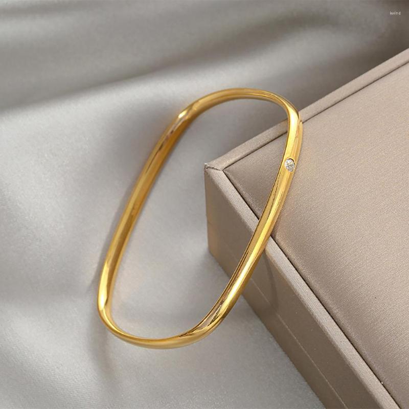 Bangle Vintage Rectangular Titanium Steel Bracelet Crystal Gift Of Love For Women Parties Wedding Jewelry Wholesale 2022
Bangle Vintage Rectangular Titanium Steel Bracelet Crystal Gift Of Love For Women Parties Wedding Jewelry Wholesale 2022