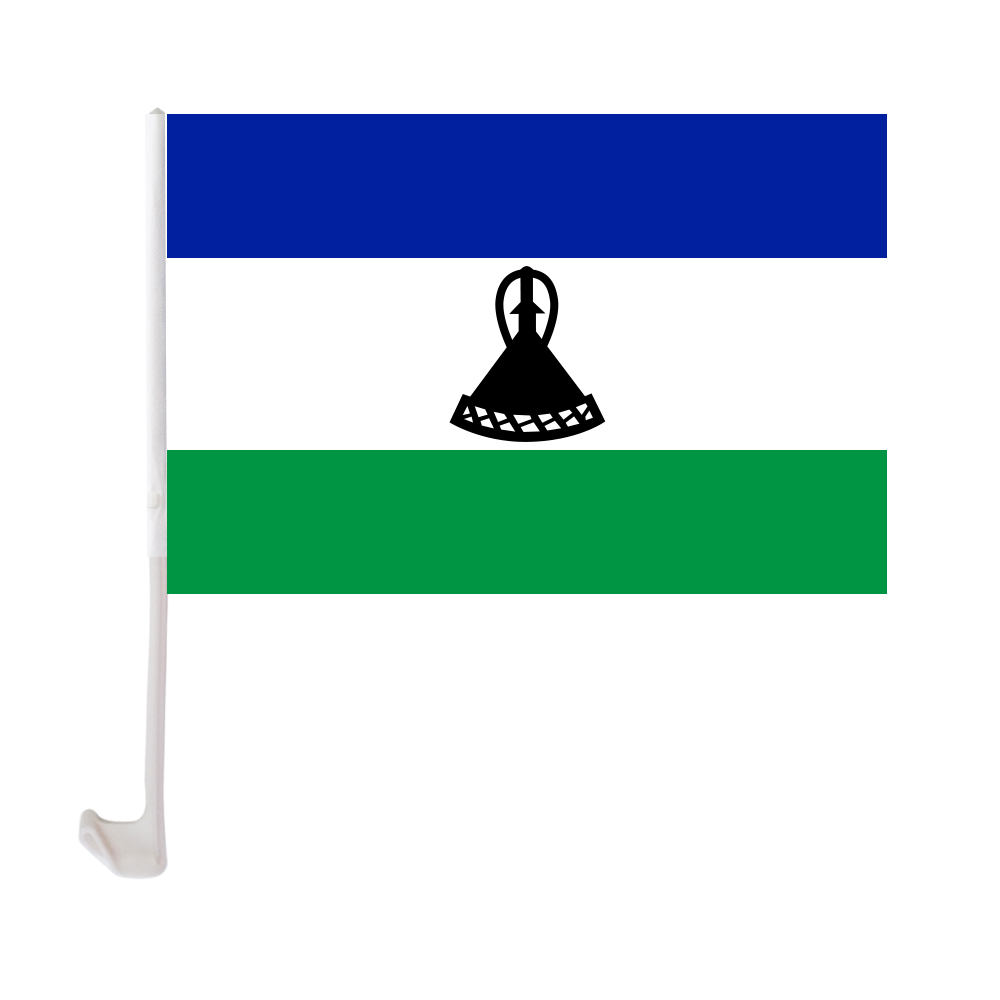 30x45cm Lesotho Car Flag Polyester UV Protection Window Clip Car Decoration Banner with Flagpole
30x45cm Lesotho Car Flag Polyester UV Protection Window Clip Car Decoration Banner with Flagpole