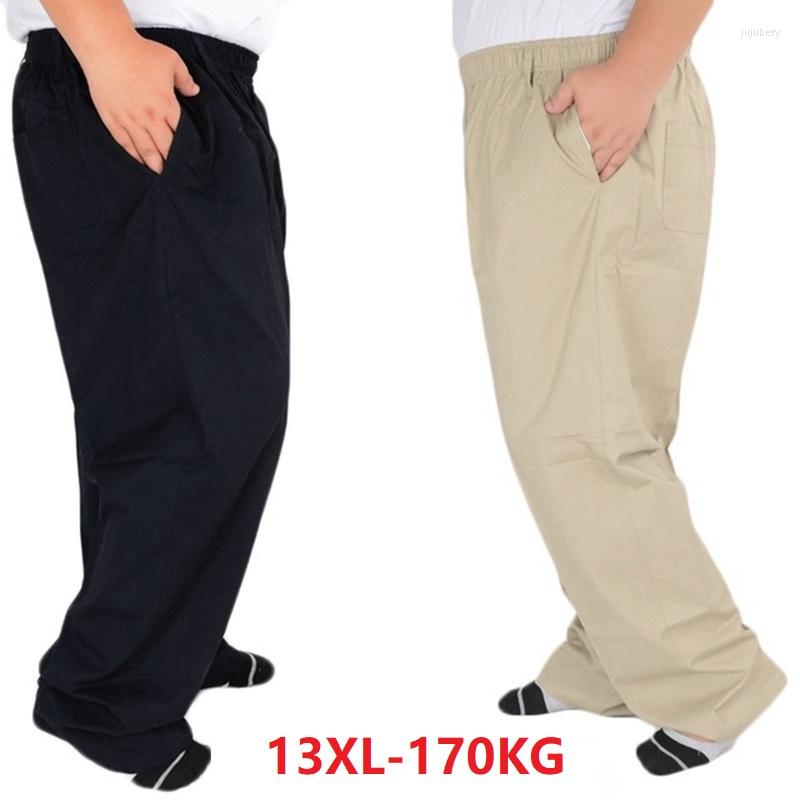 Men's Pants Big Size 13XL 170kg Summer Autumn Men Casual Simple Oversize Loose Elastic Waist Elasticity Straight Trousers Black
Men's Pants Big Size 13XL 170kg Summer Autumn Men Casual Simple Oversize Loose Elastic Waist Elasticity Straight Trousers Black