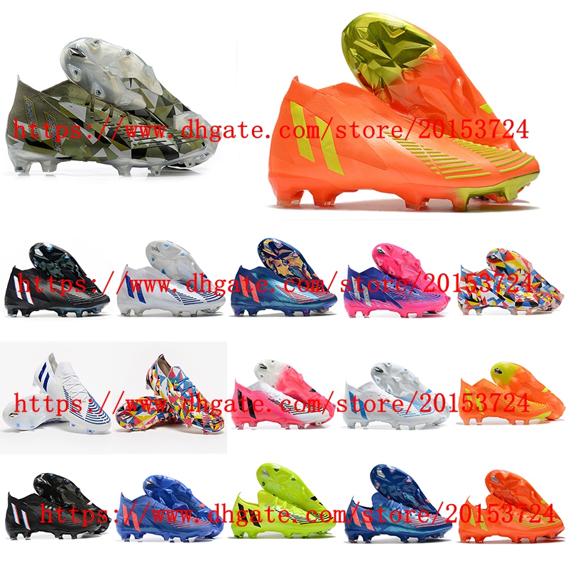 Men Soccer Shoes Predator Edge Geometric.1 FG Cleats Football Boots Classic Firm Ground Outdoor Crampons De Scarpe Da Calcio, As picture 10 
Men Soccer Shoes Predator Edge Geometric.1 FG Cleats Football Boots Classic Firm Ground Outdoor Crampons De Scarpe Da Calcio, As picture 10