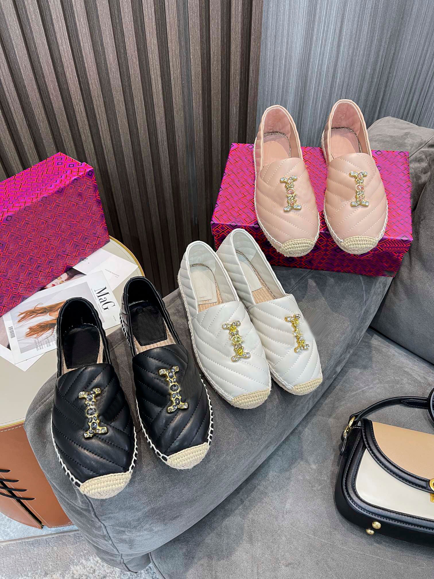 Espadrile Loafer Sandals Designer Shoe Women Casual Fashion Fishman Espadriles Spring Loafers Shoes, Color 7
Espadrile Loafer Sandals Designer Shoe Women Casual Fashion Fishman Espadriles Spring Loafers Shoes, Color 7