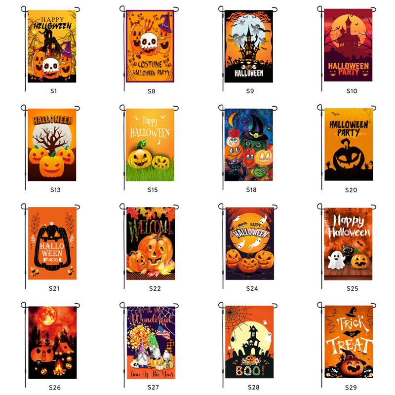 Halloweens Banner Flags Halloween pumpkin Garden Flag Double sided courtyard-flag Ghost Festival Party decoration-flag T9I002080
Halloweens Banner Flags Halloween pumpkin Garden Flag Double sided courtyard-flag Ghost Festival Party decoration-flag T9I002080