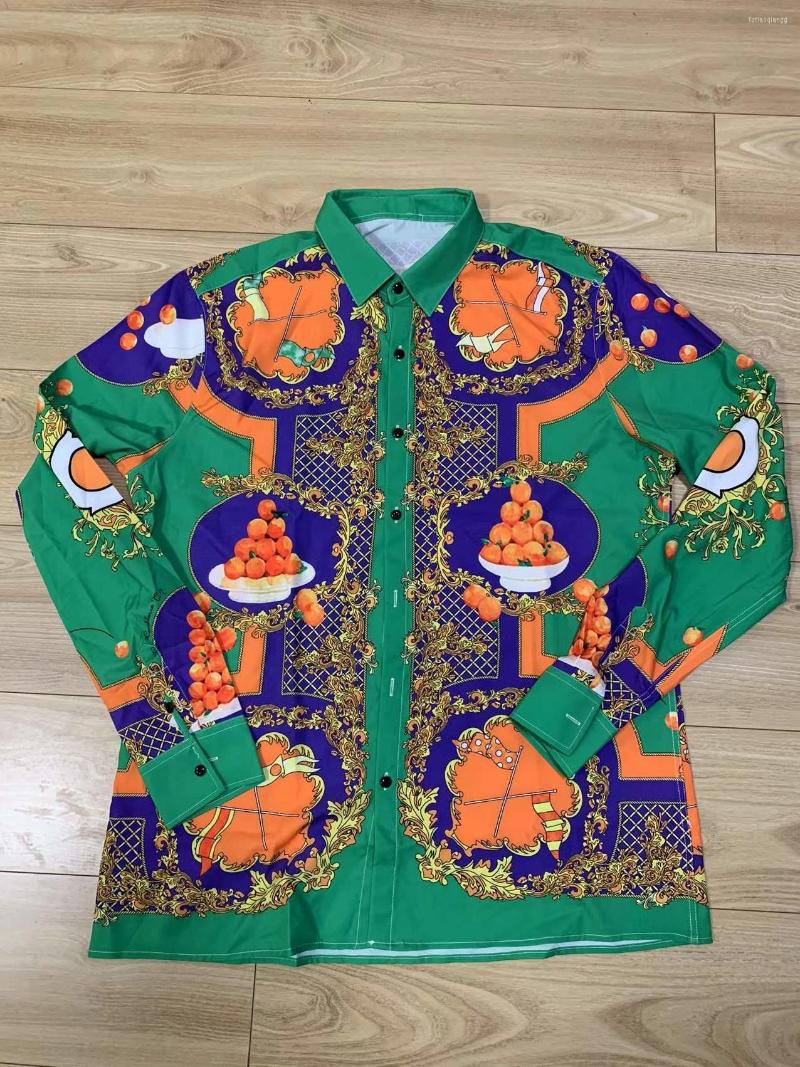 Men's Casual Shirts Fashion Zx569 Men's 2022 Runway Luxury European Design Party Style Clothing, Green
Men's Casual Shirts Fashion Zx569 Men's 2022 Runway Luxury European Design Party Style Clothing, Green