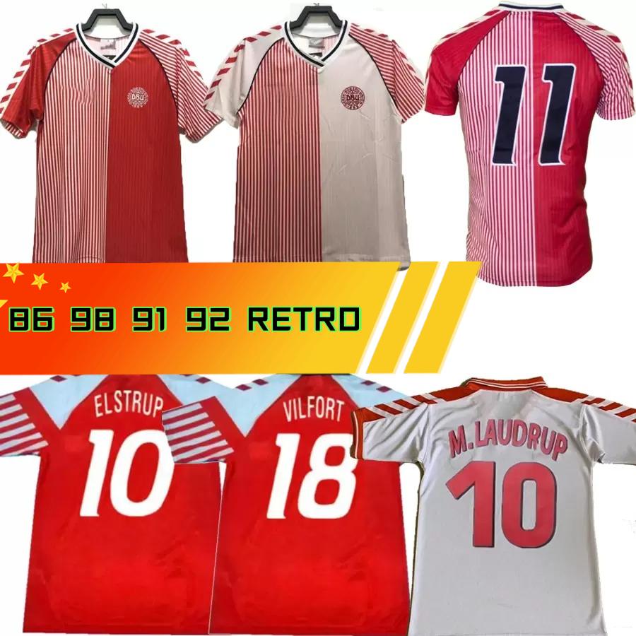 1986 Denmark Berggreen Retro Soccer 1992 1998 Denmark National Team Michael Laudrup Elkjaer Olsen MAN Vintage Classic Football Shirt 86 91, 98 home
1986 Denmark Berggreen Retro Soccer 1992 1998 Denmark National Team Michael Laudrup Elkjaer Olsen MAN Vintage Classic Football Shirt 86 91, 98 home