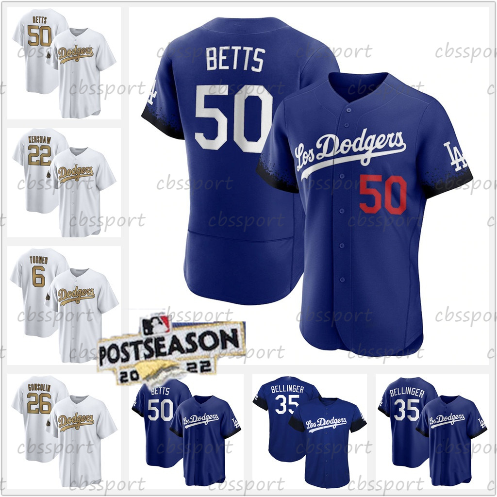 Mookie Betts All Star Jersey 2022 Postseason Patch Freddie Freeman Clayton Kershaw Dodgers Julio Urias Cody Bellinger Gavin Lux Will Smith Tony Gonsolin Trea Turner, Mens =nk logo flex base