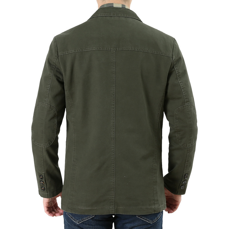 Men's Jackets Spring Autumn Blazer Jacket Single Breasted Turn Down Collar Slim Fit Clothing Plus Size M4XL Coat Chaquetas Hombre 220915