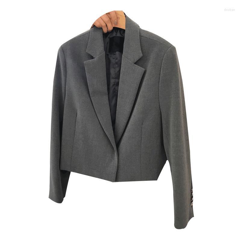 Women' Suits VANOVICH Korean Style 2022 Autumn Solid Color Notched Long-sleeved Casual Fashion Shor Women' Temperament Blazers, Black
Women' Suits VANOVICH Korean Style 2022 Autumn Solid Color Notched Long-sleeved Casual Fashion Shor Women' Temperament Blazers, Black