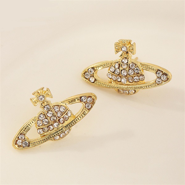 Fashion trend flash diamond Charm personality Western day queen Saturn earrings multi-color optional AC37
Fashion trend flash diamond Charm personality Western day queen Saturn earrings multi-color optional AC37