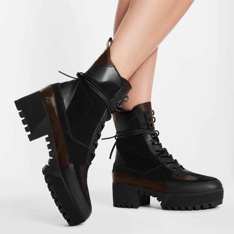 Martin Boots Short Boots LAUREATE PLATFORM Desert Boots Luxury Designer Women Thick Sole Fashion Versatile Casual Colorblock Outdoor 35-42, 11
Martin Boots Short Boots LAUREATE PLATFORM Desert Boots Luxury Designer Women Thick Sole Fashion Versatile Casual Colorblock Outdoor 35-42, 11