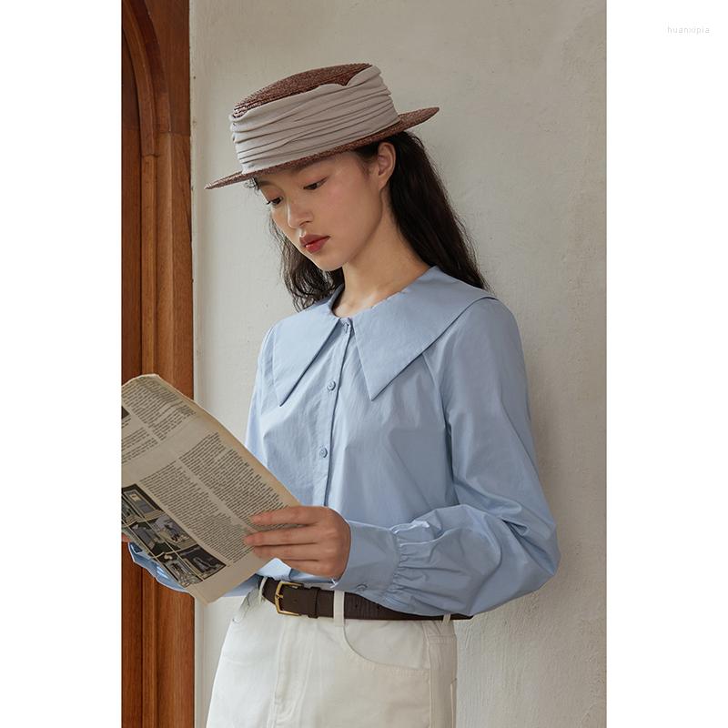 Women' Blouses INMAN Autumn Spring Women' Blouse Minimalist Lapel Pastoral Fresh Loose Elegant All-Macth Long Sleeves Female' Top, Pink
Women' Blouses INMAN Autumn Spring Women' Blouse Minimalist Lapel Pastoral Fresh Loose Elegant All-Macth Long Sleeves Female' Top, Pink