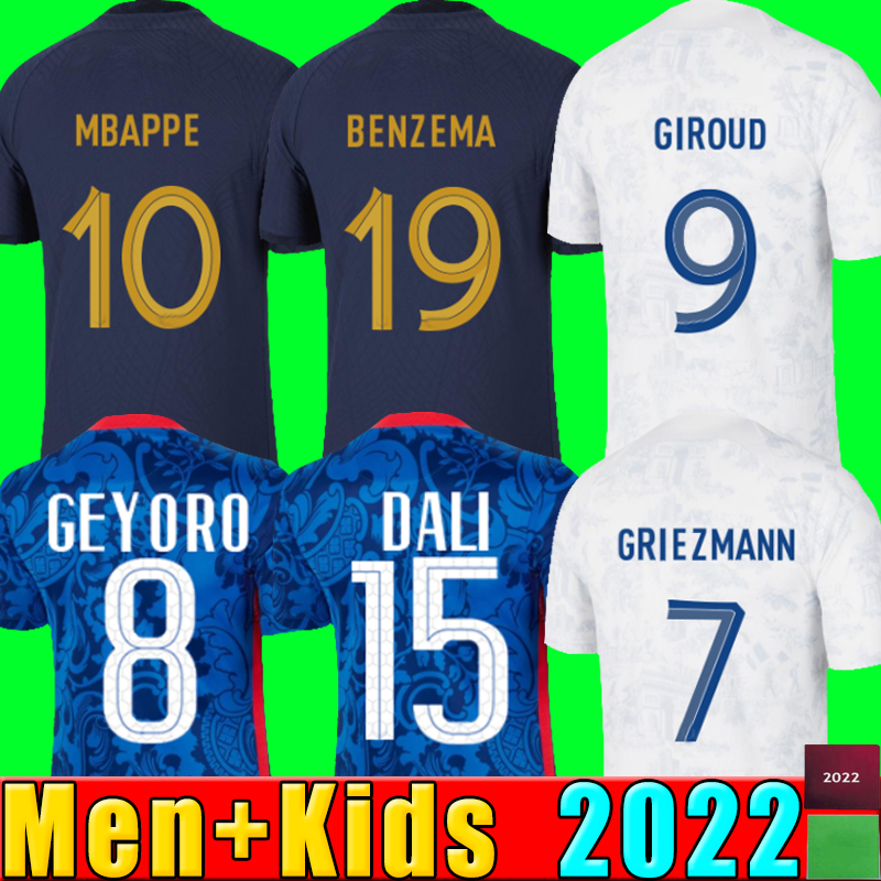 Maillots de football 2022 World Cup Soccer Jersey French BENZEMA Football shirts MBAPPE GRIEZMANN POGBA kante maillot foot kit top shirt hommes enfants MEN kids set, P09 2020 away kids
Maillots de football 2022 World Cup Soccer Jersey French BENZEMA Football shirts MBAPPE GRIEZMANN POGBA kante maillot foot kit top shirt hommes enfants MEN kids set, P09 2020 away kids