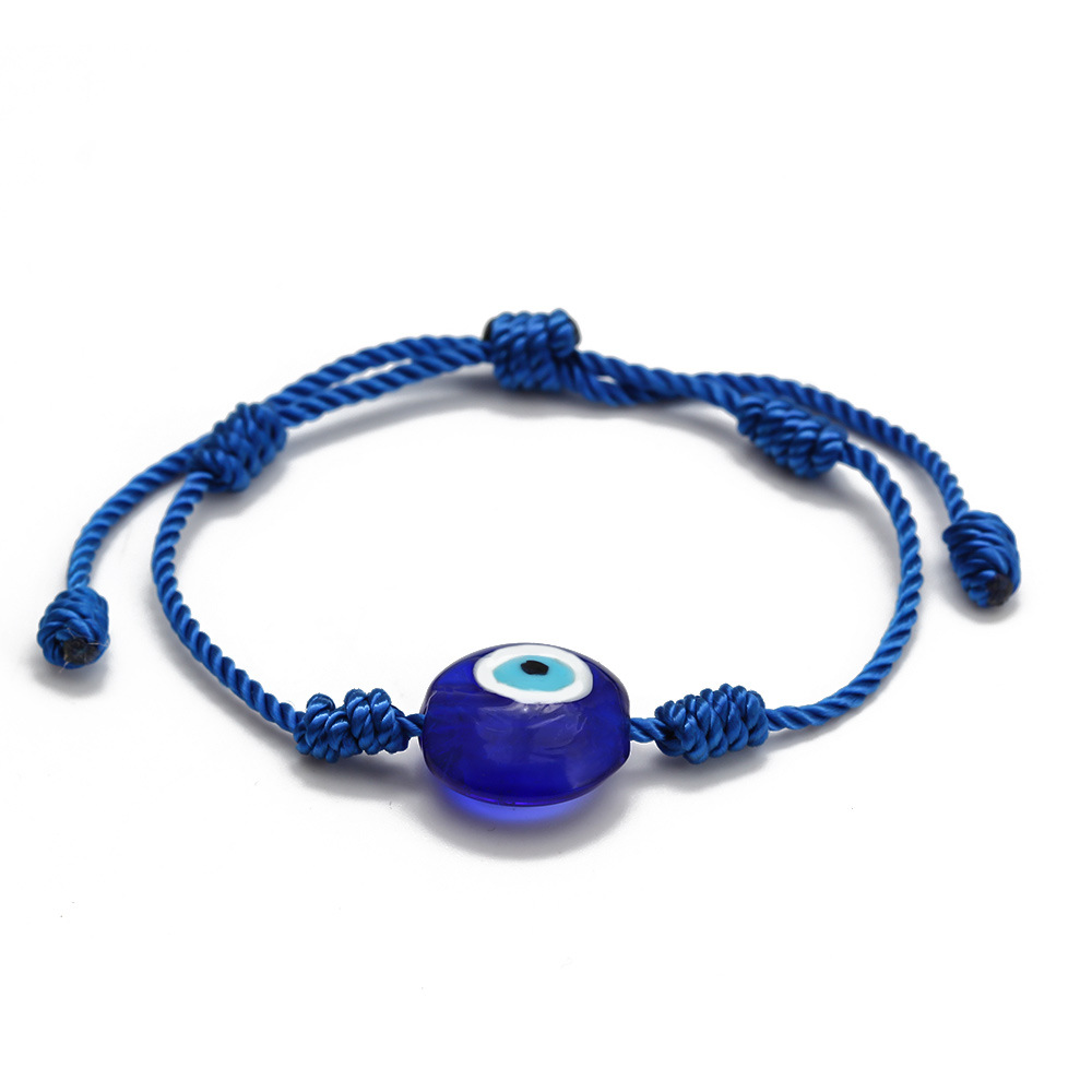Turkish Evil Eye Bracelets Handmade Braided Red Rope Blue Eyes Bracelet For Women Men Friendship Jewelry