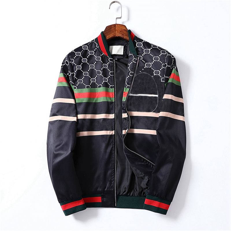 Fashion Designer Mens Jacket Windbreaker Long Sleeve classic Floral Jackets Hoodie Clothing Zipper Coat Plus Size Clothes Required element M-3XL