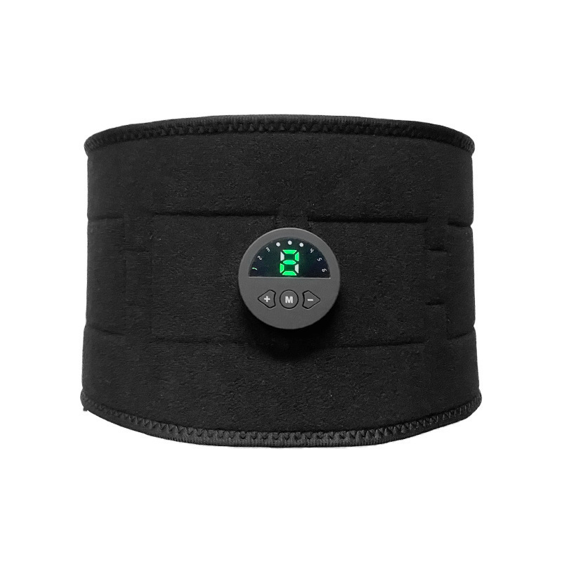 Portable Slim Equipment Electric Abs EMS Muscle Stimulation Toning Training Slimming Belt Massager Abdominal Trainer Waist Fitness Machine Professiona