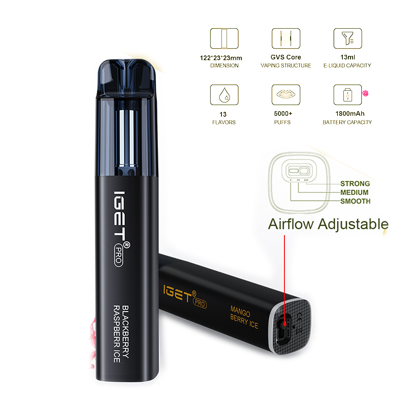 Original IGET Pro Disposable VAPE 5000 Puffs 13ml Prefilled 3500puffs bar 4000legend 1800mah
Original IGET Pro Disposable VAPE 5000 Puffs 13ml Prefilled 3500puffs bar 4000legend 1800mah