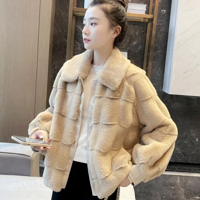 Women' Fur Women Coat Winter Korean Leisure Whole Mink One Body Warm Lapel Short Coats And Jackets, Black
Women' Fur Women Coat Winter Korean Leisure Whole Mink One Body Warm Lapel Short Coats And Jackets, Black