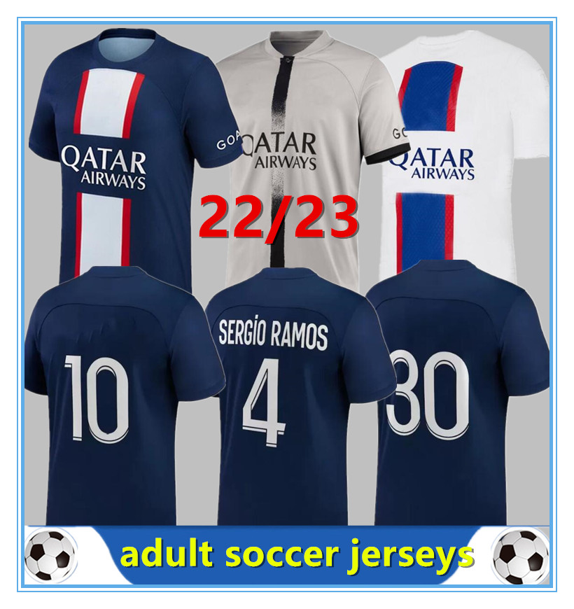 22 23 MBAPPE HAKIMI PLAYER #30 soccer jersey SERGIO RAMOS Maillots de football 2022 2023 MARQUINHOS VERRATTI pSGS, 22/23 men third+patch2
22 23 MBAPPE HAKIMI PLAYER #30 soccer jersey SERGIO RAMOS Maillots de football 2022 2023 MARQUINHOS VERRATTI pSGS, 22/23 men third+patch2