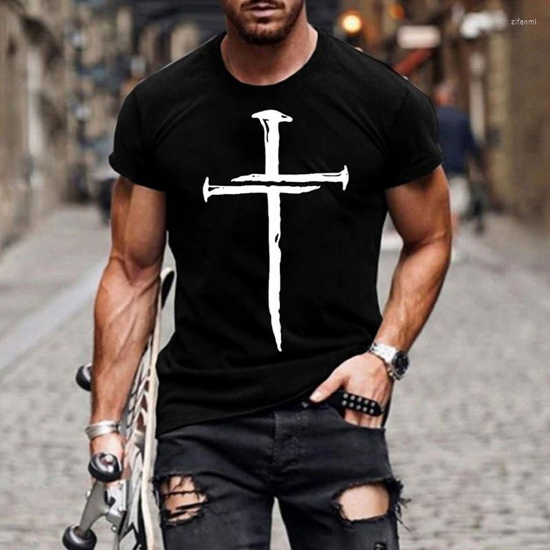 Men's T Shirts 2022 Jesus Christ Cross 3d Printed T-shirt Summer Casual All-match Fashion Trend Short-sleeved Streetwear, Bj022
Men's T Shirts 2022 Jesus Christ Cross 3d Printed T-shirt Summer Casual All-match Fashion Trend Short-sleeved Streetwear, Bj022