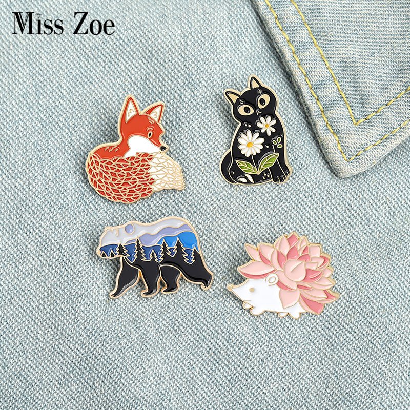 Jewelry Accessories Fashion JewelryBrooches Forest Garden Enamel Pin Custom Fox Cat Bear Hedgehog Brooches Bag Lapel Pin Cartoon Animal
Jewelry Accessories Fashion JewelryBrooches Forest Garden Enamel Pin Custom Fox Cat Bear Hedgehog Brooches Bag Lapel Pin Cartoon Animal