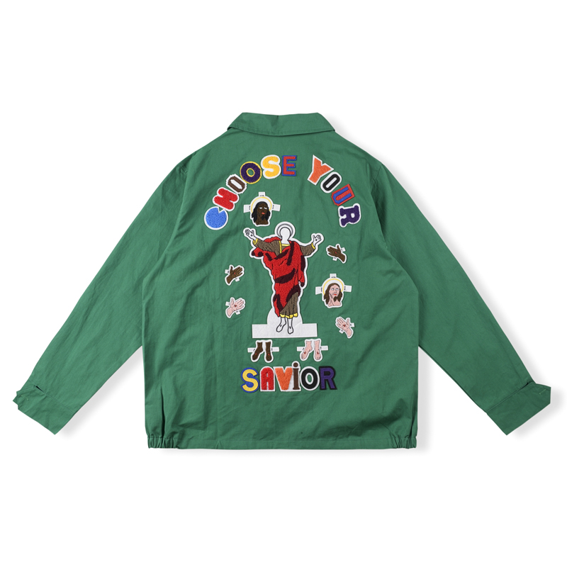 2022 Autumn Winter USA Japan Collaborate Coat Men Women High Street Love Heat Outerwear Wind Proof Towel embroidery Jacket, Green
2022 Autumn Winter USA Japan Collaborate Coat Men Women High Street Love Heat Outerwear Wind Proof Towel embroidery Jacket, Green