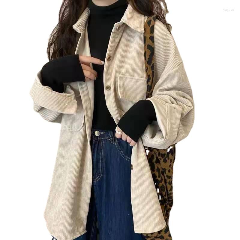 Women' Blouses Spring And Autumn 2022 Retro Port Flavor Wicker Velvet Loose Medium Long BF Wind Salt Long-sleeved Shirt Jacket Girl, Beige
Women' Blouses Spring And Autumn 2022 Retro Port Flavor Wicker Velvet Loose Medium Long BF Wind Salt Long-sleeved Shirt Jacket Girl, Beige