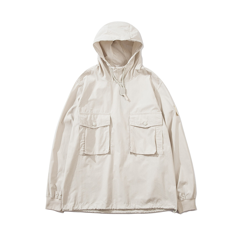 brand jackets ghost collection pocket pullover hoodie jacket embroidered shoulder badge Size M-2XL