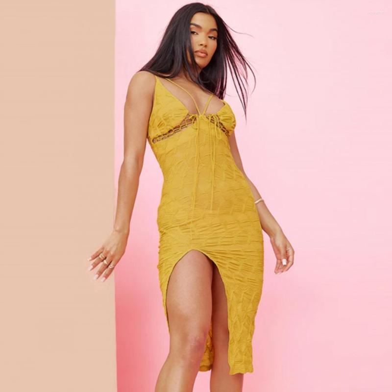 Women's Swimwear Women Sexy Bikini Cover Ups Solid Hollow Sleeveless Transparent Belted Split Maxi Dress Female Swimsuit Bathing Suit, Yellow
Women's Swimwear Women Sexy Bikini Cover Ups Solid Hollow Sleeveless Transparent Belted Split Maxi Dress Female Swimsuit Bathing Suit, Yellow