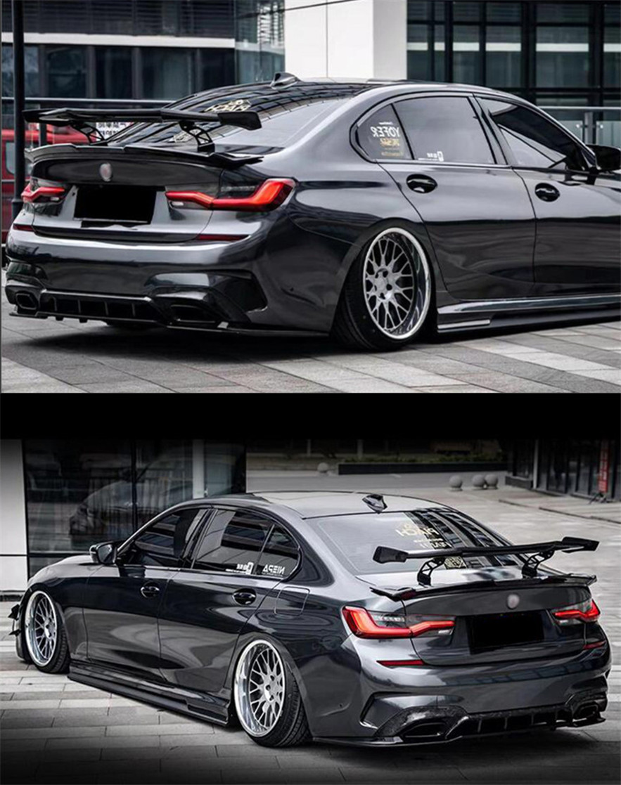 2pcs Car Tail Lights Parts For 3 Series G20 G28 20 19-2022 M8 Type Taillights Rear Lamp Inner LED Turn Signal Reversing Fog Lights