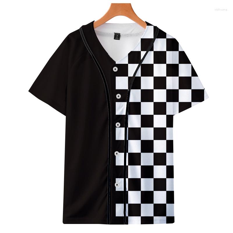Men's T Shirts Black White Grid Checkerboard Baseball Uniform T-shirt Fashion Hip Hop Shirt Jersey Clothing Women's Clothes, 00253
Men's T Shirts Black White Grid Checkerboard Baseball Uniform T-shirt Fashion Hip Hop Shirt Jersey Clothing Women's Clothes, 00253
