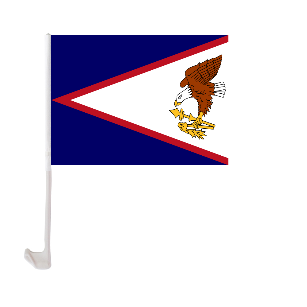 30x45cm American Samoa Car Flag Polyester UV Protection Window Clip Car Decoration Banner with Flagpole
30x45cm American Samoa Car Flag Polyester UV Protection Window Clip Car Decoration Banner with Flagpole