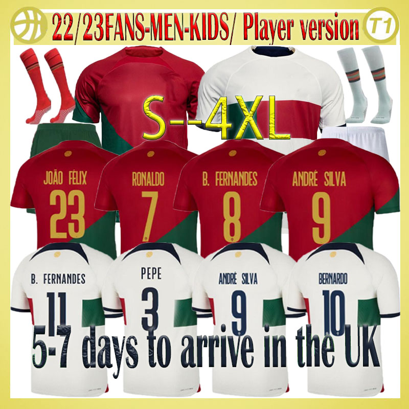 22 23 Portuguesa JOAO FELIX soccer jerseys RUBEN NEVES BRUNO FERNANDES Portugieser 22 23 Portuguese football shirt J. OTAVIO RONALDO Men Kids kit sets uniform, Home+player version
22 23 Portuguesa JOAO FELIX soccer jerseys RUBEN NEVES BRUNO FERNANDES Portugieser 22 23 Portuguese football shirt J. OTAVIO RONALDO Men Kids kit sets uniform, Home+player version
